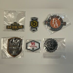 Set of 6 Shot Show Swag Tactical PVC & Fabric Patches